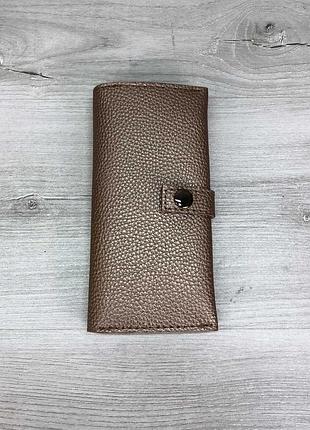 Модный женский кошелек эко кожа для девушек,стильний портмоне для дівчини золото