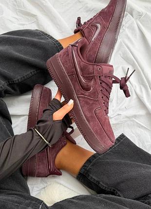 Nike air force 1 ‘07 burgundy crush 2