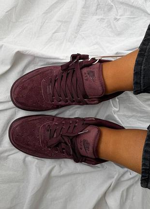 Nike air force 1 ‘07 burgundy crush 5