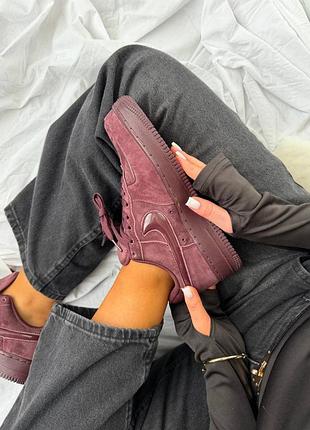 Nike air force 1 ‘07 burgundy crush 6