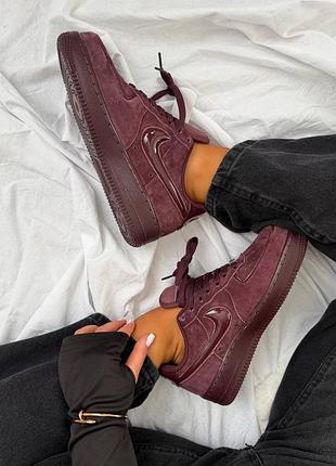 Nike air force 1 ‘07 burgundy crush 8