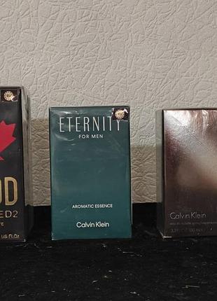 Розпродаж парфумів dsquared wood calvin klein eternity aromatic essence i euphoria intense чоловіча туалетна вода 100мл
