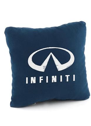 Подушка с лого infinity флок 4