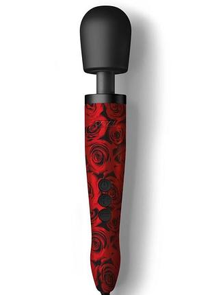 Вібромасажер doxy original rose pattern, дуже потужний, живлення 220в, пульсівні вібрації 2