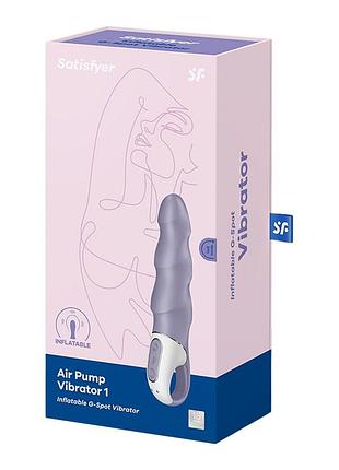 Вибратор надувной satisfyer air pump vibrator 1 6