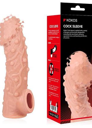 Насадка на член kokos cock sleeve cs 002 l