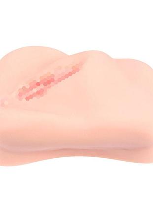 Мастурбатор-вагина двухслойный kokos adarashi -2 double layer, телесный