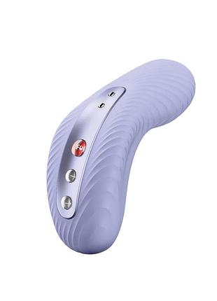 Накладний вібратор fun factory laya iii soft violet, ефект постукування пальцем