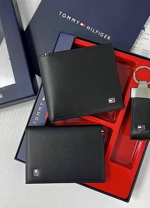 Чоловічий подарунковий набір портмоне та картхолдер th (3310)