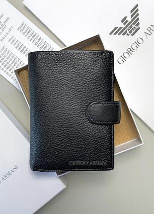 Чоловічий шкіряний гаманець на кнопці ga (3028)