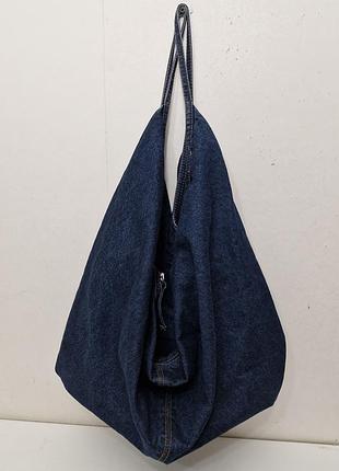 Джинсова сумка zara 8