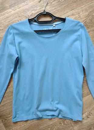 Лонгслів , реглан базовий 🩵катон 💯 , розмір вказаний l ,відомий бренд.