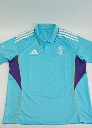 Оригінальне поло adidas uefa women's euro 2025 (volunteer edition) футболка