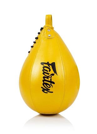 Пневмогуша боксерская fairtex sb1 yellow для совершенствования точности и скорости ударов
