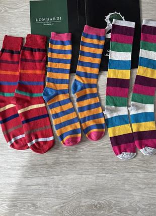 Высокие яркие носки 3 пари