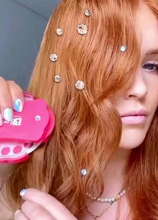 Стразы для волос bling bling стайлер для украшения стразами