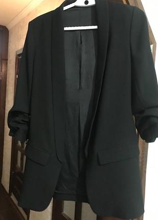 Черный пиджак zara
