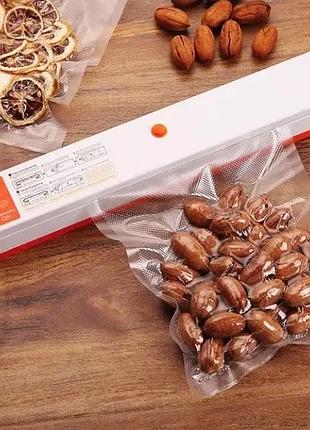 Вакуумні гофровані пакети в рулонах плівка для вакуумного пакувальника 20 см