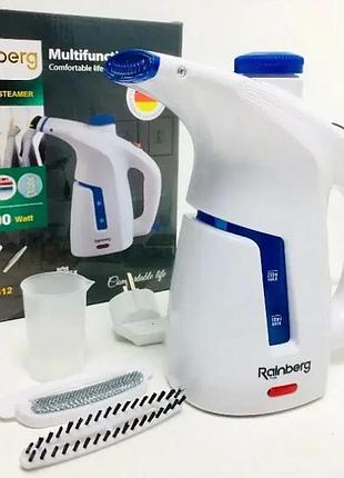 Ручний відпарювач для одягу rainberg rb-6312 вертикальний, 1500 вт