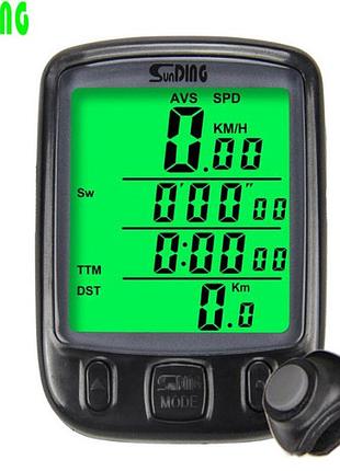 Велосипедний комп'ютер sunding sd-563c бездротовий