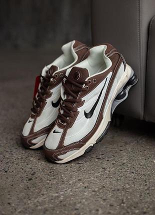 Nike shox ride 2 white/brown 3