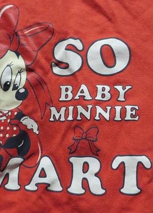Футболка на девочку disney 12мес