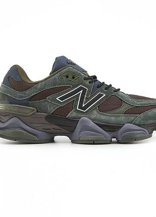 New balance 9060 dark green brown