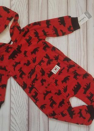 Флісовий чоловічок картерс ромпер комбінезон 24 м, 12 м