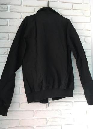 Куртка ветровка adidas размер s-m идеальная легкая черная без капюшона2 фото