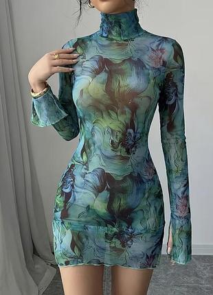 Прозора сукня сіточка сітка пляжна