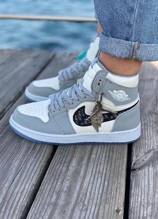 Nike air jordan 1 retro x dior🆕шикарні кросівки найк🆕купити накладений платіж