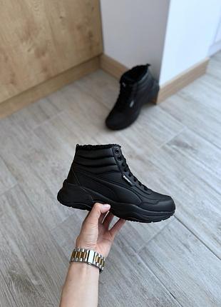 Оригінал! сша! зимові жіночі кросівки puma cilia mid 375834-01 новий стан черевики
