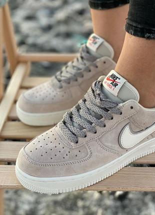 Nike air force 1 grey reflective🆕шикарные кроссовки найк🆕купить наложенный платёж