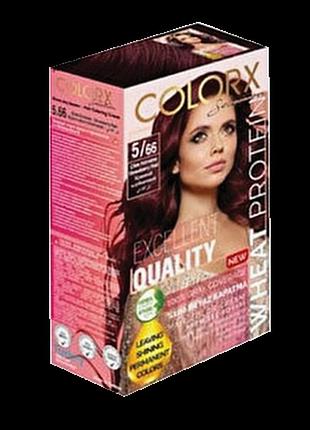 Крем-фарба для волосся colorx 50мл №5.66 (559562)