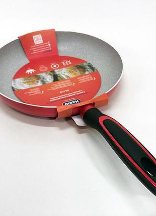 Глибока сковорода для індукційної плити 26 см, надійна сковорода з антипригарним покриттям