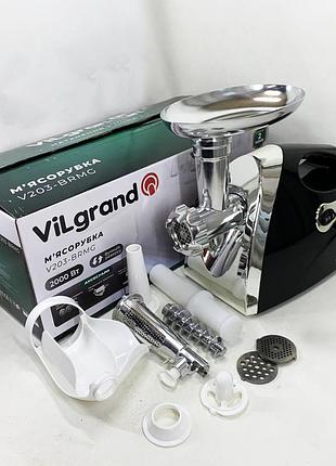 Портативная мясорубка для кухни vilgrand -brmg 2000 вт, мясорубка соковыжималка для кухни