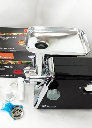 Мясорубки надежные domotec 2500 вт, мощная мясорубка электрическая для дома