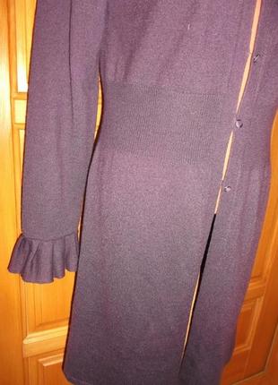 Кардиган платье фиолетовое рюши р. 12- m - per una4 фото