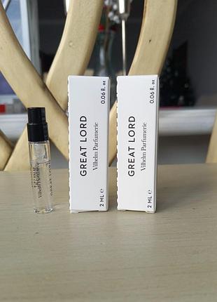 Ноша! vilhelm parfumerie great lord, 2 мл