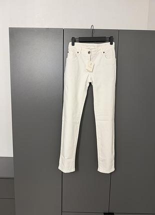 Джинсы белые оригинал brunello cucinelli зауженные