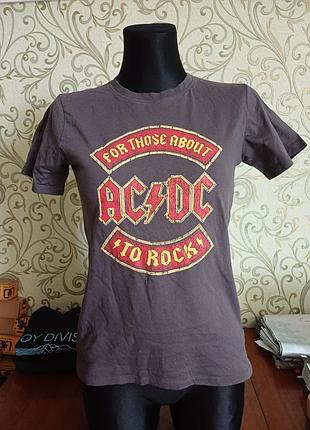 Ac/dc футболка метал мерч