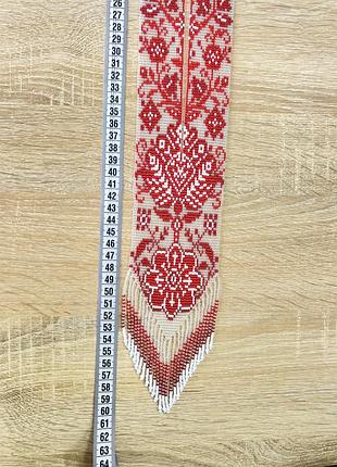 Гердан з чеського бісеру 6