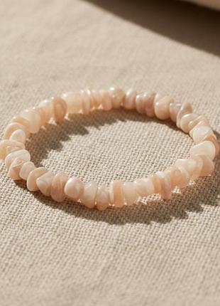 ​✨ изящный браслет из натурального солнечного камня и лунного камня (крыхта)