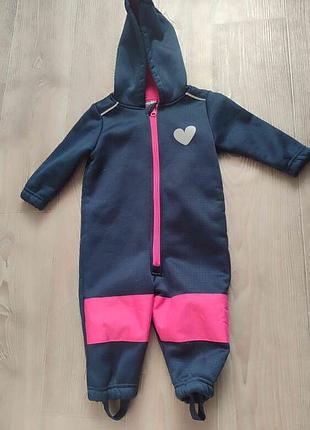 Комбінезон "софтшел" на флісі lupilu 6-12