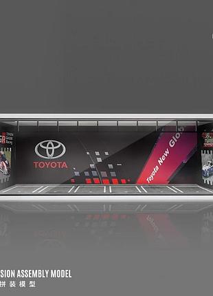 Діорама гараж-парковка 1:64 toyota