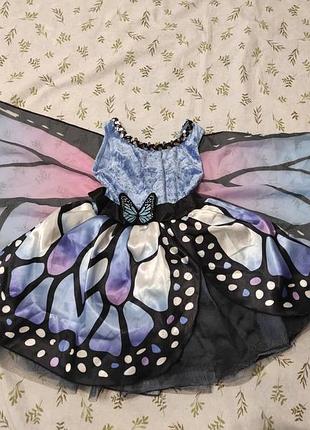 Карнавальный костюм бабочки карнавальный костюм феи 3-4 года костюм бабочки 104 см пышное платье 3-4 года