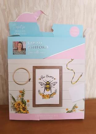 Набор для вышивки крестом sarah ashford -bee happy