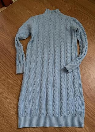 Шикарна коротка сукня туніка блакитна італія віскоза