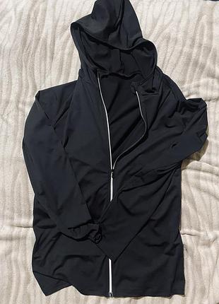 Чоловіча чорна кофта на застібці