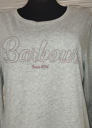 Комфортный лонгслив barbour 5